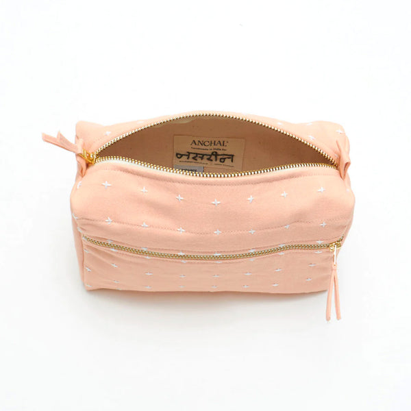 Anchal Toiletry Bag Pink - Main Image