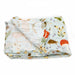 Bamboo Cotton Swaddle Blanket / Flora & Fauna