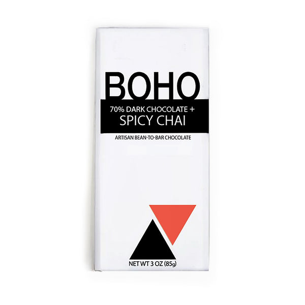 Boho Chocolate 70% Organic Dark / Spicy Chai