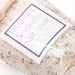 Essential Oil Bath Salt Soak Pouch / Lavender Vanilla