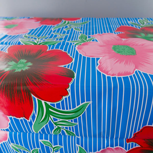 Oilcloth Tablecloth / Mali Blue