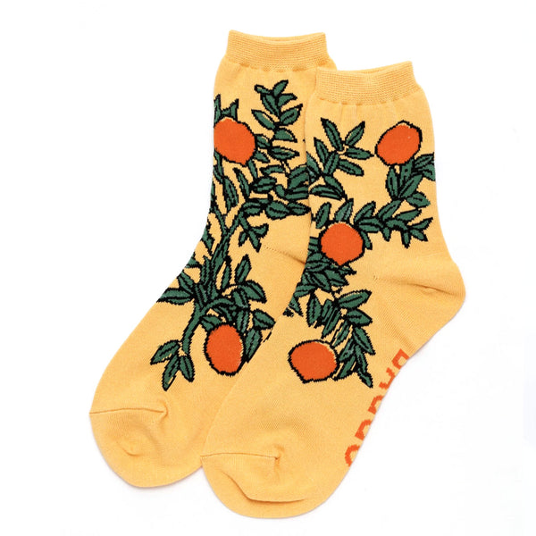 Baggu Crew Socks / Orange Tree
