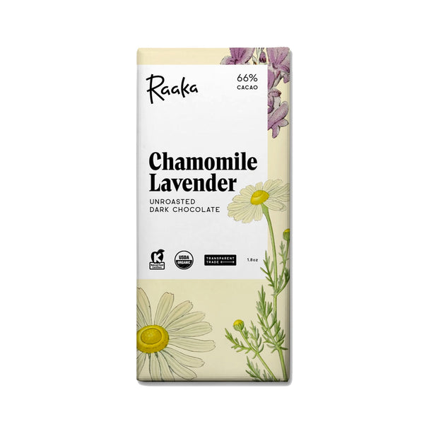 Raaka Chocolate Bar 66% /  Chamomile Lavender