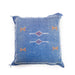Sabra Silk Square Pillow / Assorted Blues
