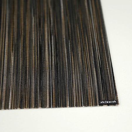 Chilewich Vinyl Placemats / Rib Weave Tiger Eye Rectangle