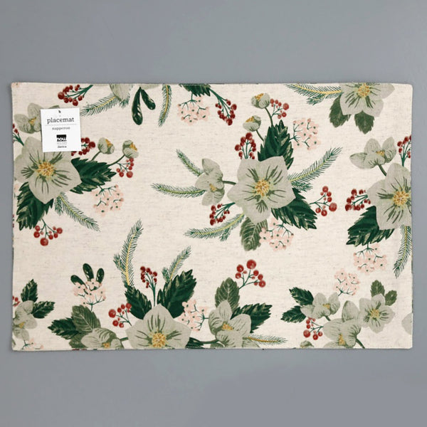 Winterblossom Cotton Placemat