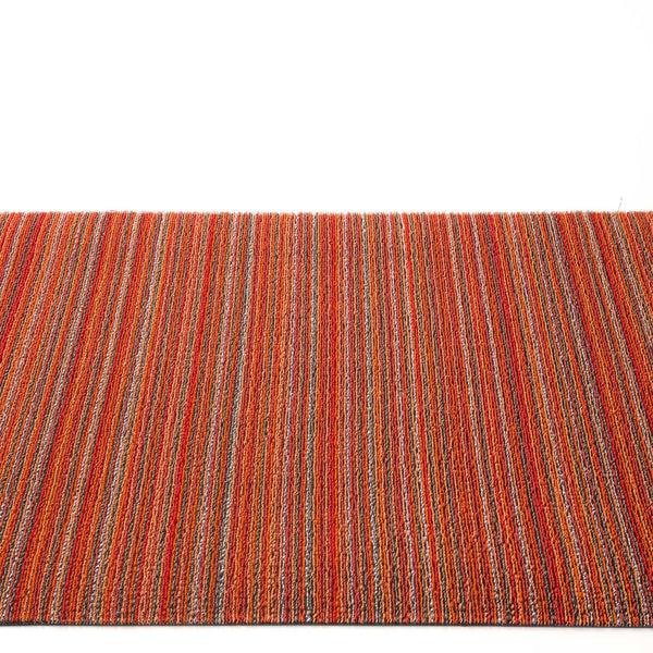 Chilewich Shag Rugs / Skinny Stripe Birch + sett – One Mercantile