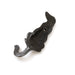 Rustic Silver Cast Iron Hook / Dog