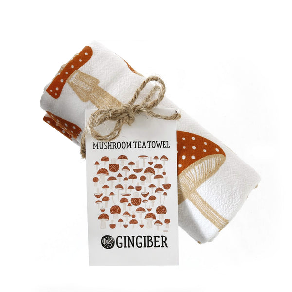 Mushroom Tea Towel