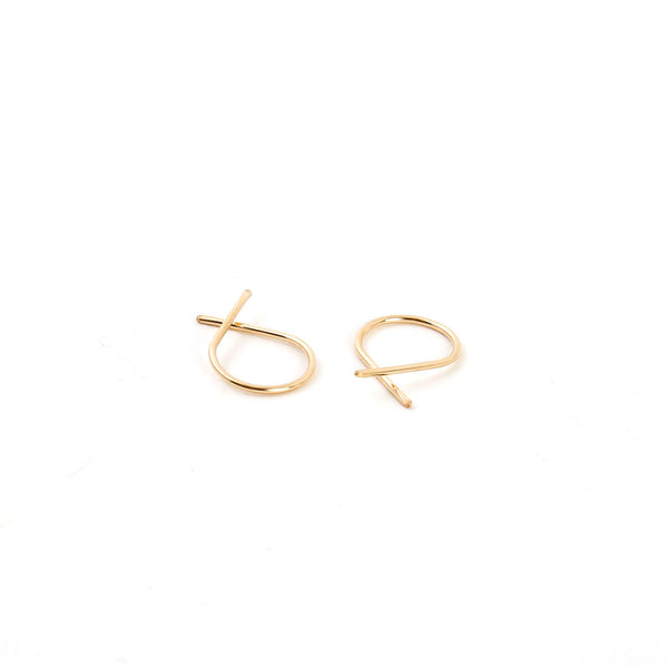 Mini Hoop Earrings / 14k Gold Fill