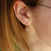 Rice Pearl Hoop Earrings