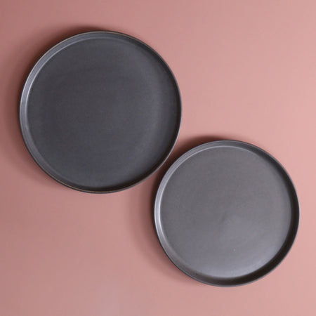 W/R/F Handmade Dinner Plates / Ash