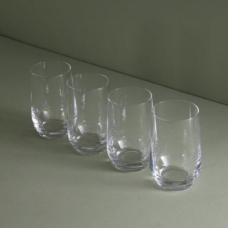Pure & Simple Chardonnay Glass (4pc) / Stemless