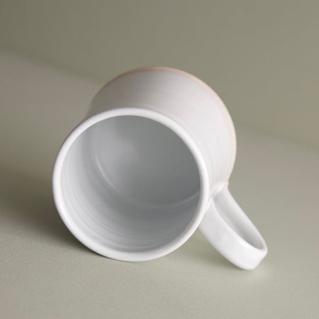 W/R/F Handmade Large Mug / White