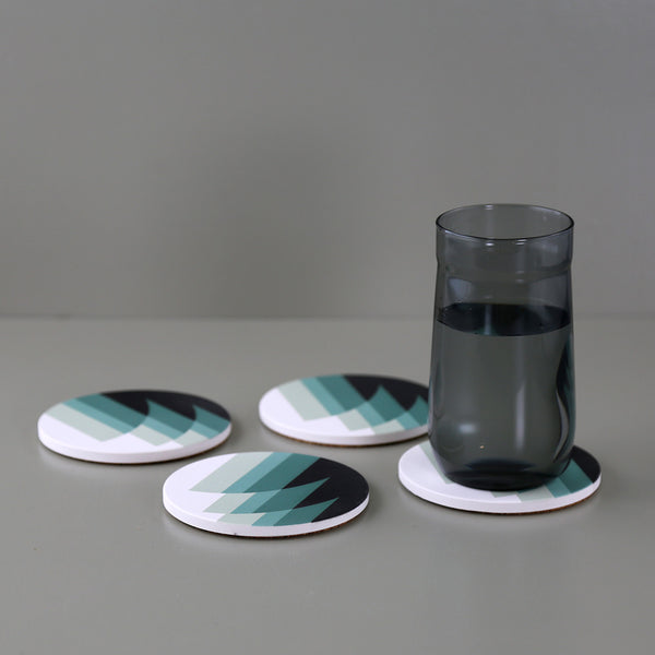 Squiggle Ceramic Coasters, Tramake