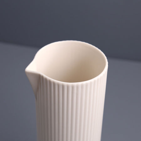 Archive Ribbed Water Jug / Off White