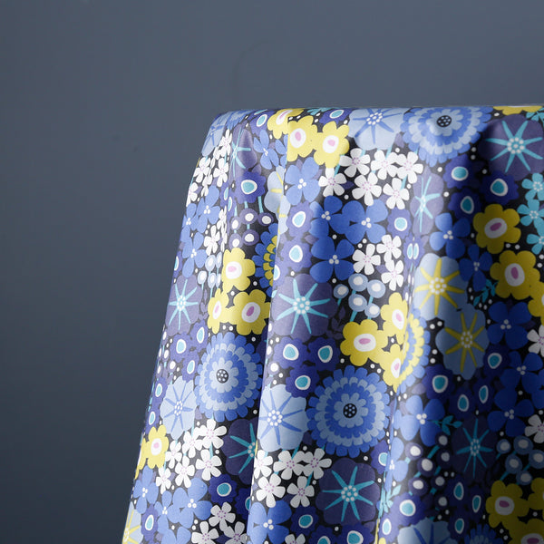 Laminated Cotton Round Tablecloth / Ravenna