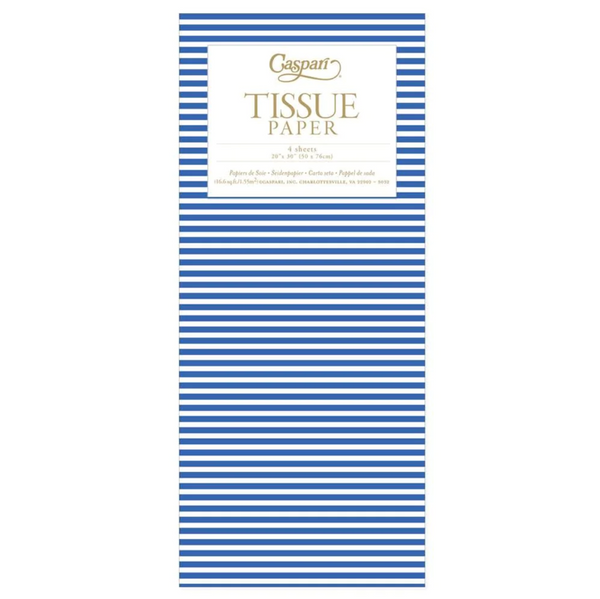 Tissue Paper Sheets / Mini Stripe Navy