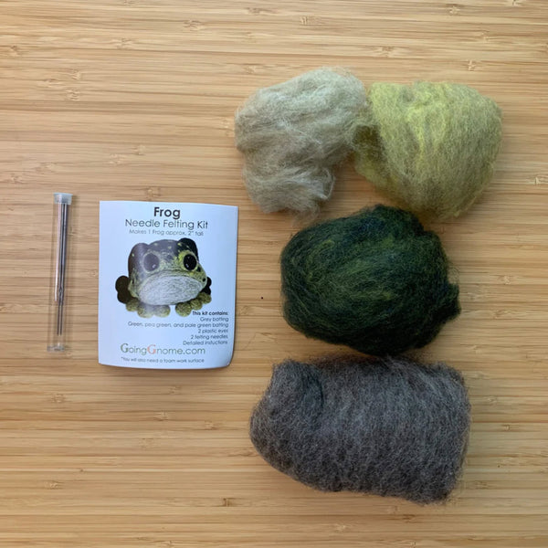 Frog Needle Felting Kit