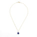 Blue Lapis on 14k Gold Fill Necklace / KB203