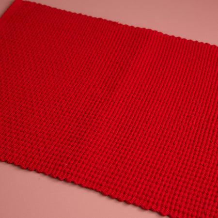 Homespun Solid Placemat / Red