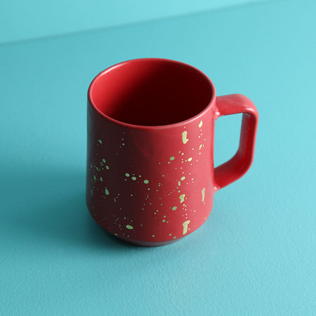 Stardust Mug / Red & Gold