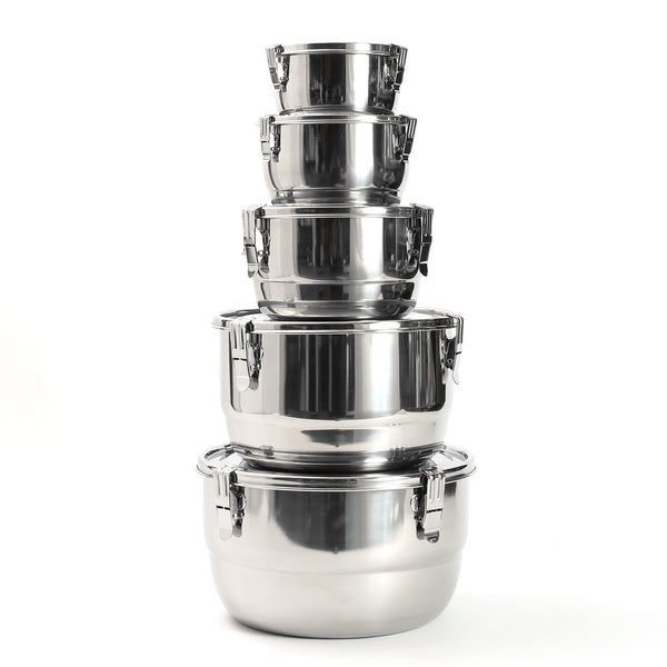 Stainless Steel Airtight Container Plastic Free + sett – One