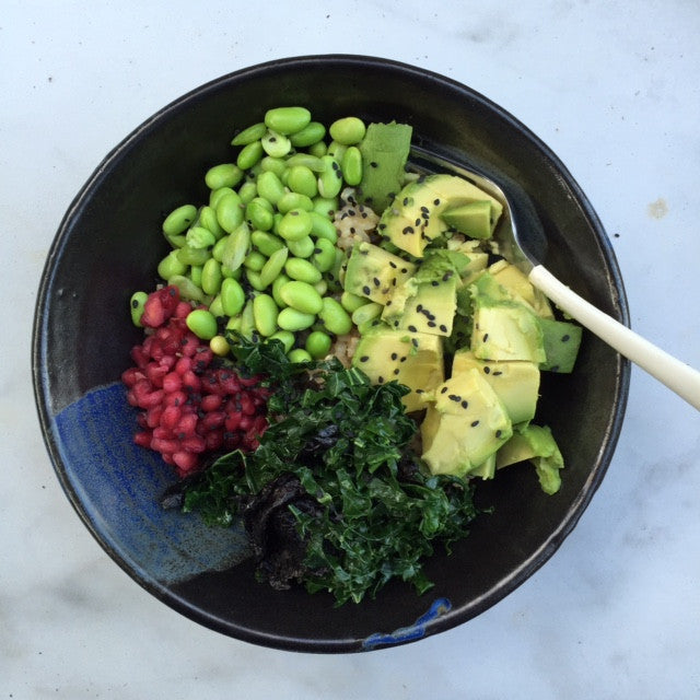 Vegan Kale & Sesame Sushi Bowl