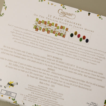 On The Twelfth Day Christmas Crackers