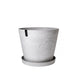 Recycled Tapered Planter 12" / Stone White