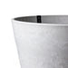 Recycled Tapered Planter 12" / Stone White
