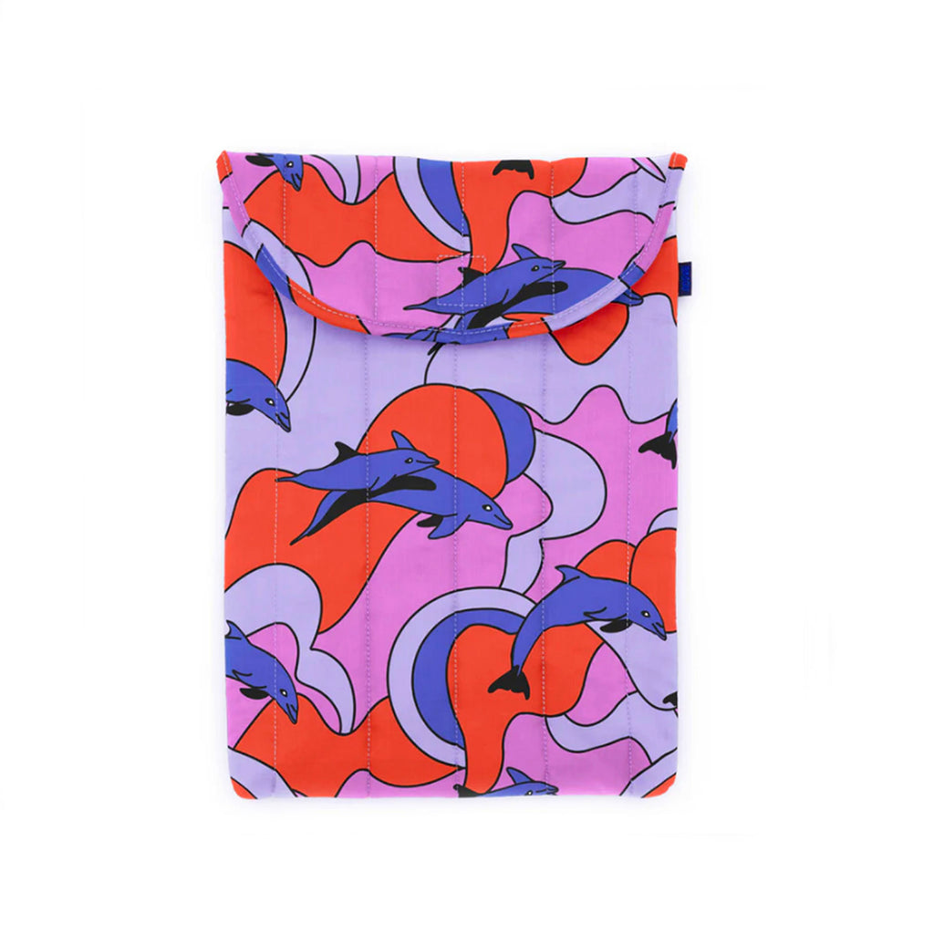 Baggu Puffy Laptop Sleeve 13"-14" / Dolphins