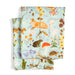 Muslin 2pc Burp Cloth Set / Flora & Fauna