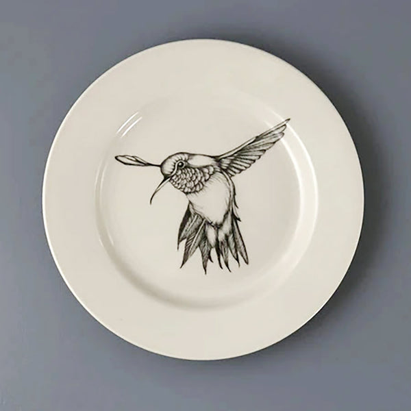 Laura Zindel Dinner Plate / Hummingbird #2
