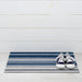 Chilewich Shag Rugs / Horizon Stripe / Deep Sea