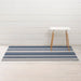 Chilewich Shag Rugs / Horizon Stripe / Deep Sea