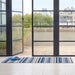 Chilewich Shag Rugs / Horizon Stripe / Deep Sea