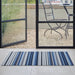 Chilewich Shag Rugs / Horizon Stripe / Deep Sea