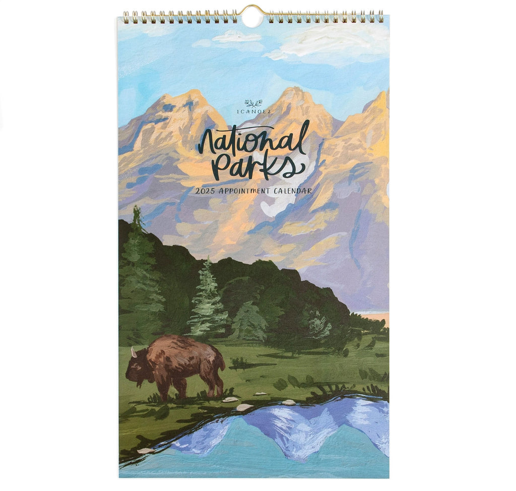 2025 1canoe2 National Parks Calendar