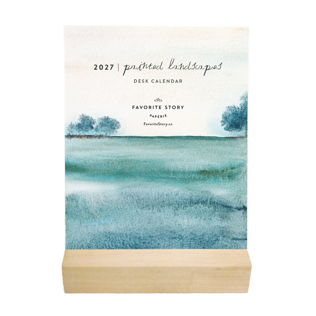 2027 Favorite Story Desk Calendar / Landscapes