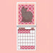 2027 Meow Monthly Calendar