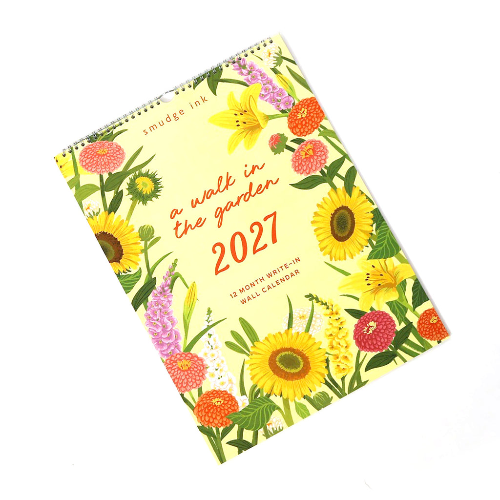 2027 Walk in the Garden Wall Calendar