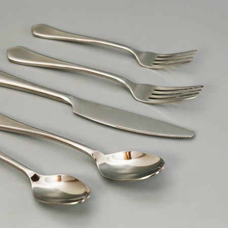Ellsie Antiqued Stainless 20pc Flatware Set