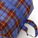 Baggu 3D Large Zip Pouch / Blue Tartan