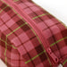 Baggu 3D Small Zip Pouch / Azalea Pink Tartan