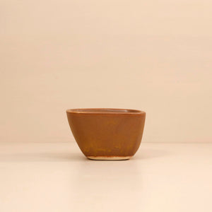 4" Square Bowl / Ochre