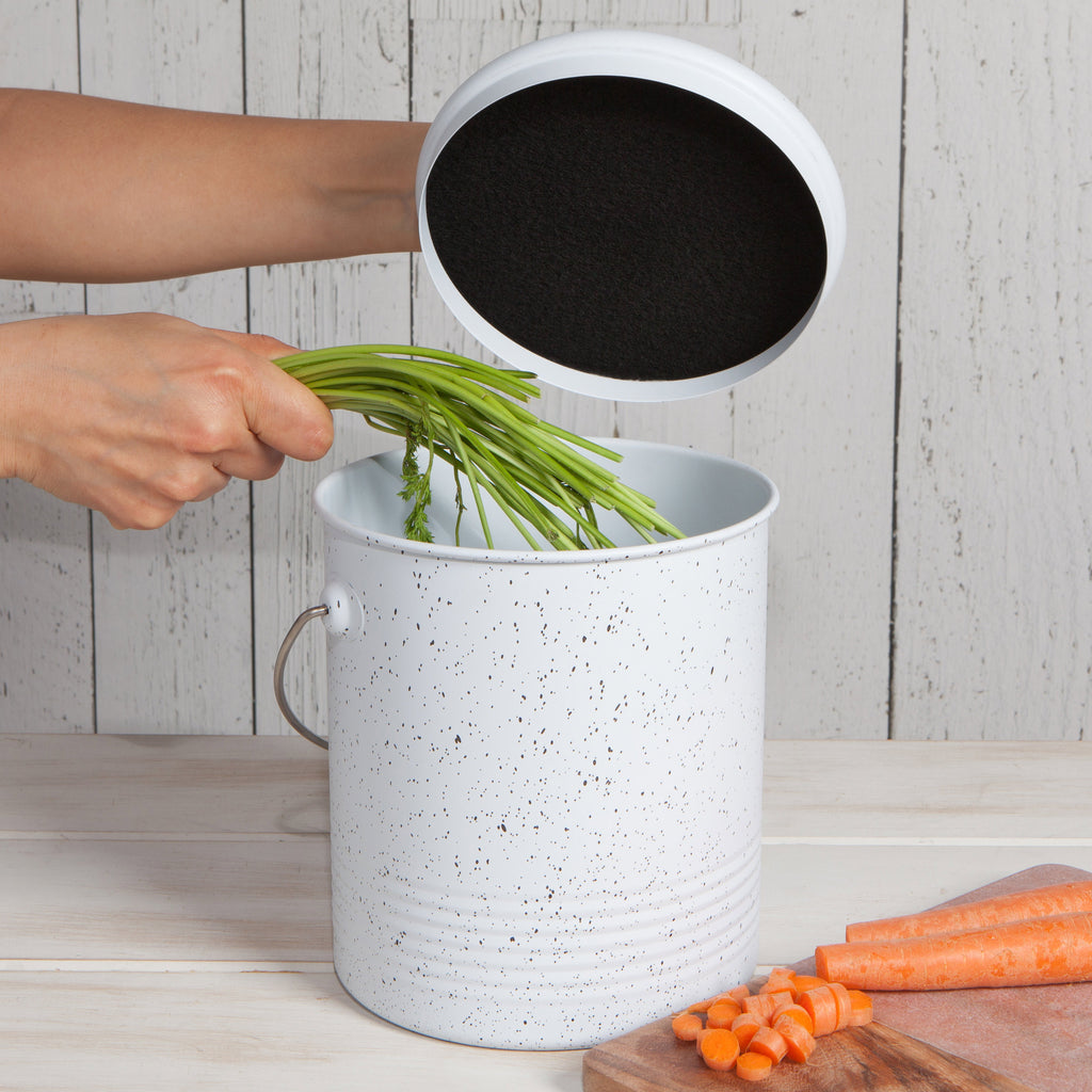 Compost Bin / White Speckle