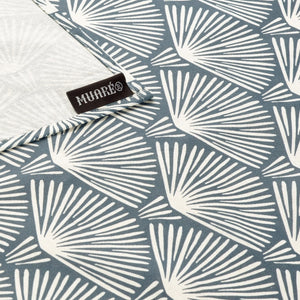 Resin Tablecloth / Fans Blue