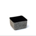 7" Square Felt Storage Bin / Charcoal