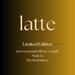Large Essential Oil Candle / Latte